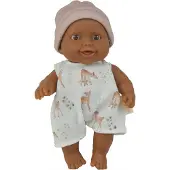 Paola Reina Baby-pop, Guillo, jongen met bruine ogen, 21 cm, popspeelgoed