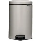 Brabantia NewIcon Prullenbak - 20 liter - Soft Grey