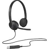 Logitech H340 981-000475 On-ear Bedrade Headset Met Noise-cancelling Zwart