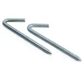 Precision netharingen staal grijs 20 stuks