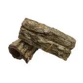 CeramicNature Catappa Bark Tubes - Aquarium - Ornament - Bruin