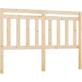 vidaXL Hoofdbord 166x4x100 cm massief grenenhout