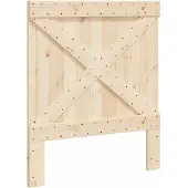 vidaXL Hoofdbord 90x104 cm massief grenenhout