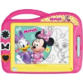 Clementoni - Minnie Mouse tekenbord - Educatief uitwisbaar tekenbord met pen en stempels - Vanaf 3 jaar
