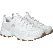 SKECHERS Sneakers laag 'D Lites-Good Neutral' camel / wit
