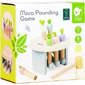 Classic World houten hamerbank educatief speelgoed - wortels slaan.