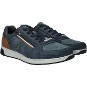 Bugatti Sneakers laag 'Arriba' navy / karamel / wit
