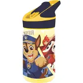 Ryhmä Hau PAW Patrol Tritan Premium Drinkfles - 480 ml – Sluit goed af – Drinkfles voor kinderen – Geel/Blauw