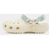 Crocs Classic Denim Flower Adjustable Backstrap Klompen