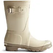 Hunter Regenlaars Women Original Short Gloss Boot Gravel / Kettle-Schoenmaat 42