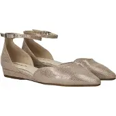 Tamaris Ballerina met riempjes beige / goud