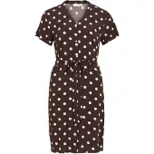 Vila Blousejurk 'VIIda Paya' bruin / wit