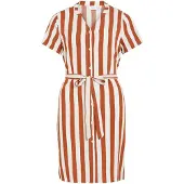 Vila Blousejurk 'VIIda Paya' bruin / wit