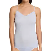 Hanro Top ' Cotton Seamless ' lichtblauw