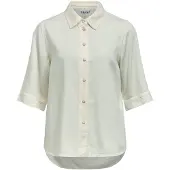 Object Blouse 'OBJFRAME' white denim