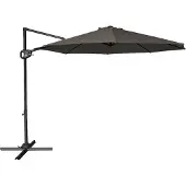 Axi Solea Zweefparasol Ø 300cm Antraciet/taupe