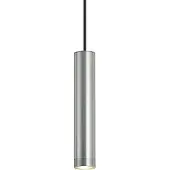 QAZQA Design hanglamp gunmetal GU10 50mm IP44 - Tuba