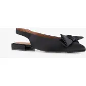 Nova dames slingbacks met strik zwart maat 40