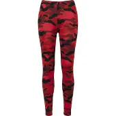 Urban Classics Leggings rood / karmijnrood / watermeloen rood / zwart