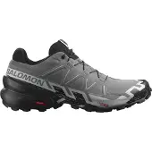 Salomon Loopschoen 'Speedcross 6' grijs / lichtgrijs / zwart