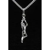 MOOYE ® - Collectie Zilveren Korfballer ketting hanger
