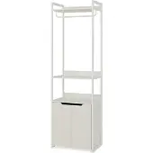 En.casa Kledingrek Jässaatka met 2 deuren 200x61x40 cm grijs []