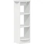 vidaXL Bijzetkast Hoogglans Wit 40 x 40 x 100 cm Geconstrueerd hout