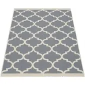 Tapis.fr Omkeerbaar tapijt Skyla grijs 60x180 cm