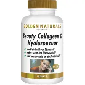Golden naturals Beauty Collageen & Hyaluronzuur Tabletten