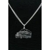 MOOYE ® - Collectie Zilveren Truck ketting hanger - 2