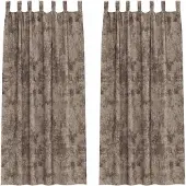 vidaXL Velvet Gordijnen 2 st Cappuccino 260 x 140 cm Fluweel