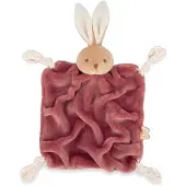 Kaloo Intemporel - Knuffeldoek - Konijn - Bordeaux kleur