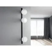 LUCE Design Wandlamp Enoire, dimbaar, zwart, Woon-/ Eetkamer, metaal, Modern, wandlamp