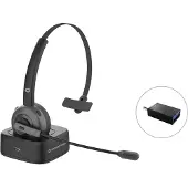 Conceptronic POLONA03BD Draadloze Bluetooth-headset met oplaadstation