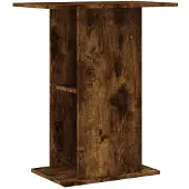 vidaXL Aquariumstandaard 60,5x36x72,5 cm bewerkt hout gerookt eiken