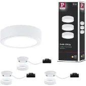 Paulmann Pukk LED onderkastverlichting set - 3 x 210 lm - 2700K warmwit - rond wit