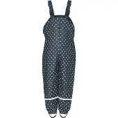 Playshoes regentuinbroek gestippeld blauw/wit