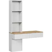 Vicco Kaptafel Melora Wit/Eiken 100 cm zonder spiegel, Model 57981