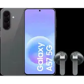 Samsung Galaxy A57 128GB Grijs 5G + Galaxy Buds4 Zwart
