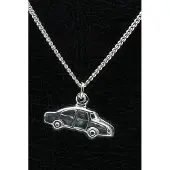 MOOYE ® - Collectie Zilveren Auto ketting hanger