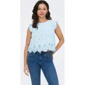 ONLY Blouse lichtblauw