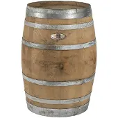 Barrelatelier Houten Regenton Eiken Met Deksel & Handvat - 225 Liter