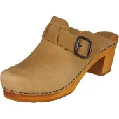 Sanita Clogs Damen Clog offen Wood-Malulo Square Open Nature-42