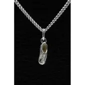 MOOYE ® - Collectie Zilveren Voetbalschoen ketting hanger - klein
