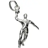 MOOYE ® - Collectie Zilveren Handballer kettinghanger