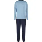 Phil&Co. Pyjama lang 'Fashionable' blauw