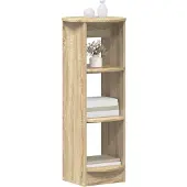 vidaXL Bijzetkast Sonoma Eik 40 x 40 x 100 cm Geconstrueerd hout