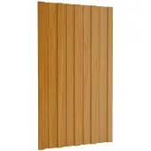 Syfax Dakpaneel 36 pcs Naturel 80 x 45 cm Gegalvaniseerd staal