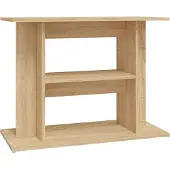 vidaXL Aquariumstandaard 80x35x60 cm bewerkt hout sonoma eikenkleurig