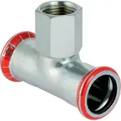 Geberit Mapress T stuk verzinkt verlopend bidr 54mm 2 54mm 21324